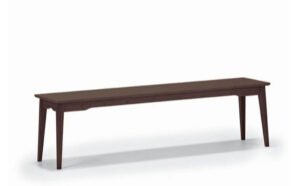 Greenington's Modern and Sustainable Currant Solid Bamboo Dining Long Bench in Black Walnut Finish