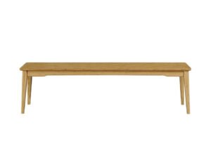 Greenington's Modern and Sustainable Currant Solid Bamboo Dining Long Bench in Caramelized Finish
