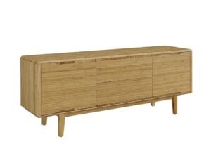 Greenington's Modern and Sustainable Currant Solid Bamboo Dining Sideboard Buffet Media Center in Caramelized Finish