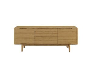 Greenington's Modern and Sustainable Currant Solid Bamboo Dining Sideboard Buffet Media Center in Caramelized Finish