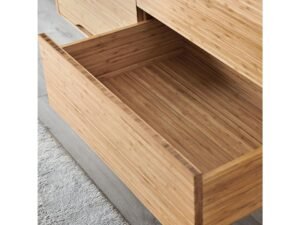 Greenington's Modern and Sustainable Currant Solid Bamboo Dining Sideboard Buffet Media Center in Caramelized Finish