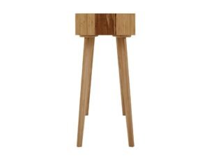 Greenington's Modern and Sustainable Azara Solid Bamboo Occasional Console Table in Caramelized Finish with Exotic Tiger Accent