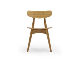 Greenington's Modern and Sustainable Cassia Solid Bamboo Dining Chair in Caramelized Finish