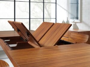 Greenington Erikka Dining Table in Solid Amber Bamboo